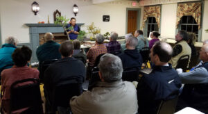 Boon teaching a class