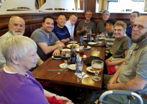 out to dinner with bonsai friends