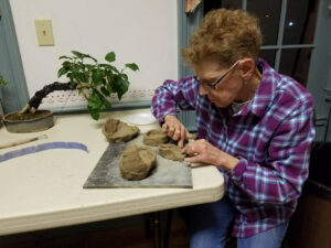 creating clay pots