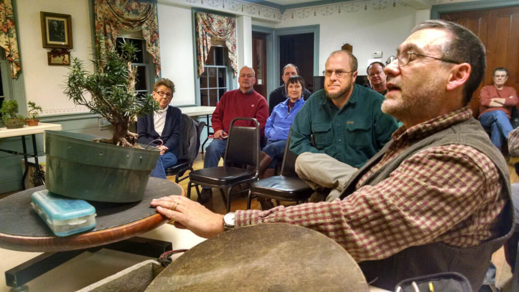 demonstration at monthly meeting