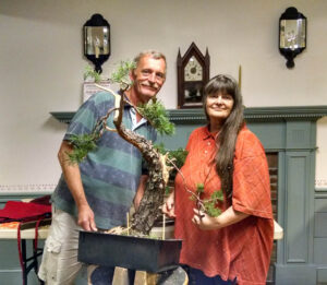 group photo with tree